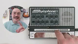 Stylophone Gen X1 Walkthrough and audio demo for beginners [upl. by Aynom]