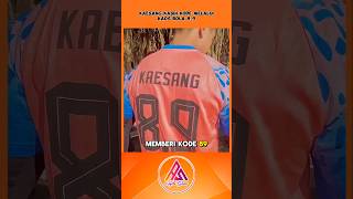 KAESANG PANGAREP KASIH KODE DARI KAOS BOLA NOMOR 89 videoviral shortvideo fyp [upl. by Anelhtak882]