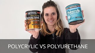 Polycrylic or Polyurethane How and When to Apply  This or That DIY  Wood Finishing Basics [upl. by Spiegel379]