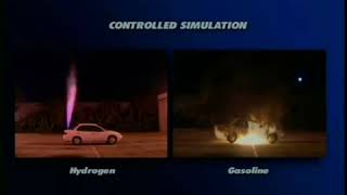 Hydrogen vs Gasoline Leak and Ignition Test which is safer [upl. by Ecirtac221]