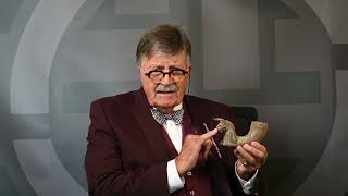 Lot 243 Achaemenid Bronze Rhyton with Horned Lion with Tim Wonnacott [upl. by Novak]