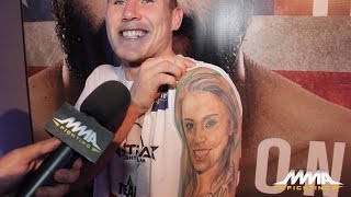 UFC Fight Night 67 Darren Till Says He Didnt Get Paige VanZant Tattoo [upl. by Obeded]