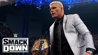 Cody Rhodes and Logan Paul Contract Signing  WWE SmackDown Highlights 051724  WWE on USA [upl. by Tzong]