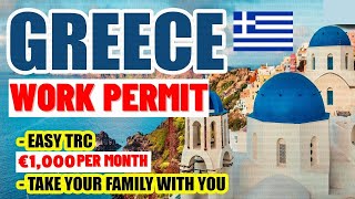 Greece Free Work Visa For Foreigners 2023 Greece Work Permit 2023 Jobs in Greece Apply Now [upl. by Zeni]