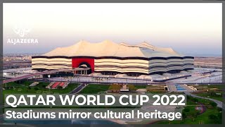 Qatar World Cup sustainable stadiums mirror cultural heritage [upl. by Silado20]