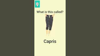 Can you name these Womens Bottoms dailyenglish english visualvocabulary learnenglish [upl. by Gervais572]