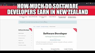 How much do software developers earn in New Zealand [upl. by Adnirolc85]