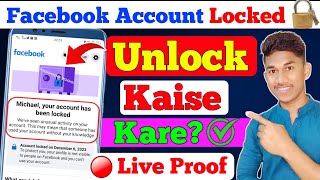 Facebook Account Locked How to Unlock  How to Unlock Facebook Account Your Account has been Locked [upl. by Relyc173]