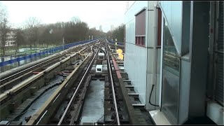 Cab ride metro Rotterdam SlingeDen Haag Centraal 20120102 [upl. by Phillada]