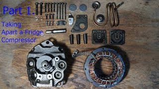 Part 1 DIY Internal Combustion Engine Made from Old Compressor  Taking it Apart and Tools [upl. by Laurentia515]