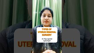 Types of Uterus removal surgery I Hysterectomy [upl. by Teeniv]