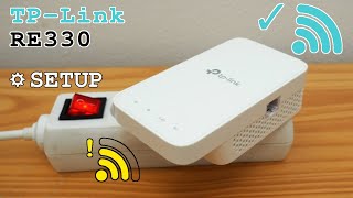 TPLink RE330 WiFi extender dual band • Unboxing installation configuration and test [upl. by Osbert]