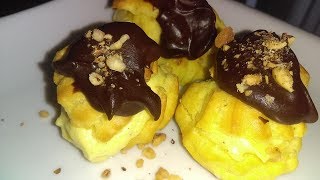 Profiteroli s kremom od vanilije Profiterol cake [upl. by Elpmet]