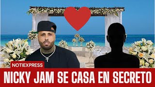 Nicky Jam se Casa en Secreto ¡Descubre los Detalles de su Boda Íntima en Miami [upl. by Aisinut]