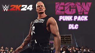 The Sandman Entrance  ECW PUNK PACK DLC  WWE 2K24  4k [upl. by Narat]