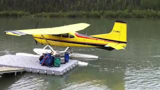 Virginia Falls on South Nahanni River  Flyin [upl. by Arac39]