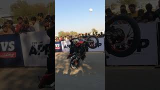 Elan amp ηVision 2023 IIT Hyderabad  TVS Apache Pro Performance  bike stunts [upl. by Jueta]