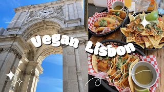 Eating VEGAN in Lisbon ☀️🍊 [upl. by Aisyla776]