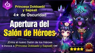 Salón de Heroes Noviembre  ¡Princesa Dokkaebi y Sapsali de Oscuridad  Summoners War [upl. by Tobey154]