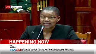 AttorneyGeneral nominee Dorcas Oduor vetting  FULL INTERVIEW [upl. by Mina]