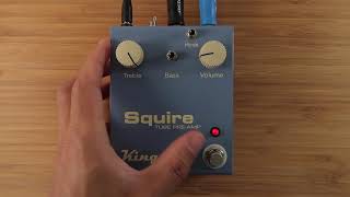 Kingsley Squire 86  Tone Shaping Preamp [upl. by Mavra167]