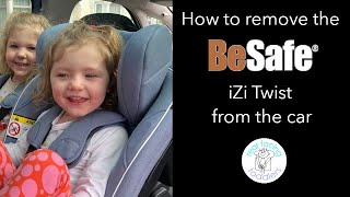 How to remove the BeSafe iZi Twist iSize from the car [upl. by Ilah]