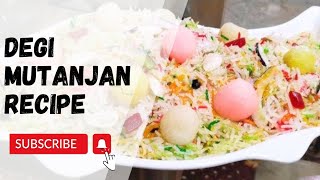 Degi mutanjan recipe😋  How to make mutanjan  G foods  Mutanjan banane Ka tariqa  Easy recipe [upl. by Nosiaj586]