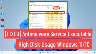 FIXED Antimalware Service Executable High Disk Usage Windows 1110 2022 [upl. by Sissel]