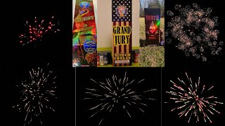 QUEST GRAND JURY AND DEATH SHELLSBrothers Pyrotechnics and Dynomite Fireworks [upl. by Kevyn]