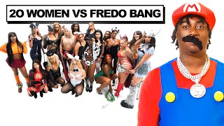 20 WOMEN VS 1 RAPPER  FREDO BANG [upl. by Elaweda]