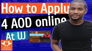 How to apply for Acknowledgement of Debt AOD online UJ AOD  NSFAS AOD amp International AOD [upl. by Englebert548]