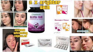 BEST WHITENING CAPSULES 2024 Full Body Whitening Capsules Glow Skin Guaranteed [upl. by Cirad]