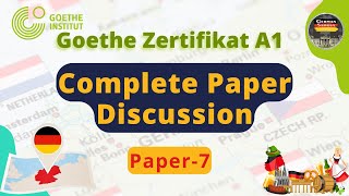 Goethe A1 Zertifikat Exam  Paper7  Complete Paper Discussion goetheexam [upl. by Hayes]