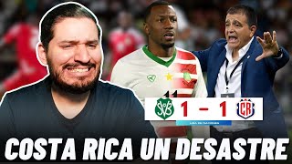 🚨DESASTRE COSTA RICA SUFRE DOLOROSO EMPATE ANTE SURINAM Y SE COMPLICA EL PASE A CUARTOS  REACCIÓN [upl. by Mclaurin]