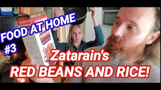 Zatarains red beans and rice with Andouille sausage Food At Home 3 [upl. by Hettie]