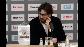 Pressekonferenz Brose Bamberg vs Mitteldeutscher BC 10366 [upl. by Silenay]