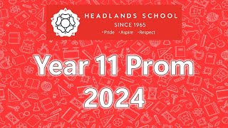 Year 11 Prom 2024  Headlands School [upl. by Emmalynne436]