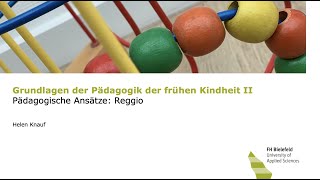 Pädagogische Ansätze Reggio [upl. by Rinum]