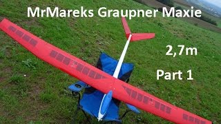 Graupner Maxie 27m Maiden Flight by MrMarek [upl. by Adiahs]