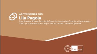 Conversamos con Lila Pagola [upl. by Ettenal52]