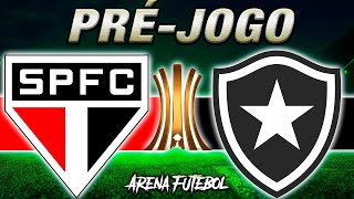 SÃO PAULO x BOTAFOGO Quartas de Final Taça Libertadores  Narração [upl. by Sirronal102]