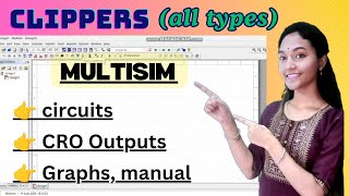 positive clipper and negative clipper with multisim [upl. by Letty]