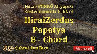 Papatya TÜRKÜ Altyapısı  B  Chord [upl. by Reibaj183]