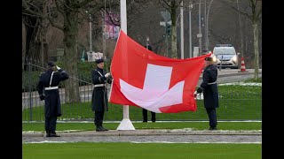 5Wachbataillon Botschafterin Schweiz akkreditiert [upl. by Eceinahs]