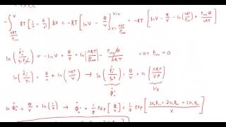 Thermodynamics Determining Fugacity in a Vapor Mixture Using Equations of State [upl. by Aznerol]