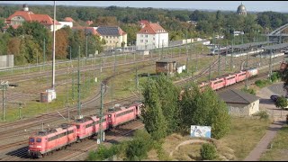 Die Bahnwelt von oben am Dessauer Hauptbahnhof am 02092024 [upl. by Oivalf]