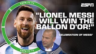 The Lionel Messi PARADE will continue with the Ballon dOr  Ale Moreno  ESPN FC [upl. by Claudy]