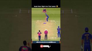 Avesh khan Bowling 😱 RC24 shorts shortsfeed ytshorts [upl. by Alimrahs]