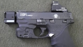 Latest modification to my already modded out Smith and Wesson MampP Shield 9mm [upl. by Erickson403]