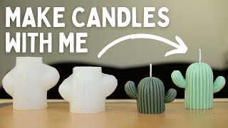 Make Candles with Me  Cactus Candles [upl. by Gaudette223]